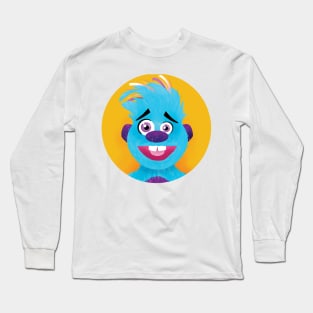 Spencer Sparklestein Face with Background Long Sleeve T-Shirt